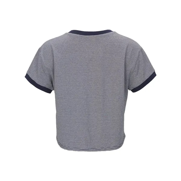 Boxercraft Women's Striped Tie Front T-Shirt... from ASI 84358 S&S Activewear