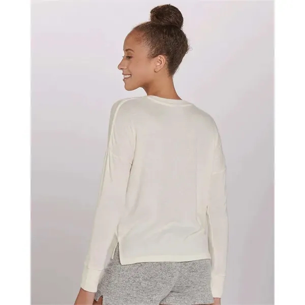 Women's Cuddle Fleece Boxy Crew... from ASI 84358 S&S Activewear
