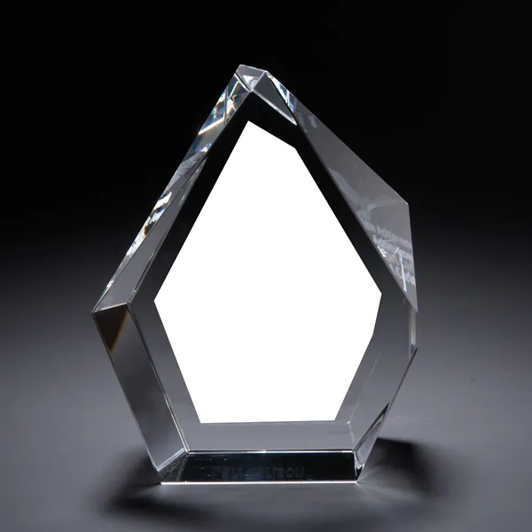 7" x 5" x 2.38" optical 3D crystal award that features... from ASI 68507 The Magnet Group / Benchmark Crystal & Clocks