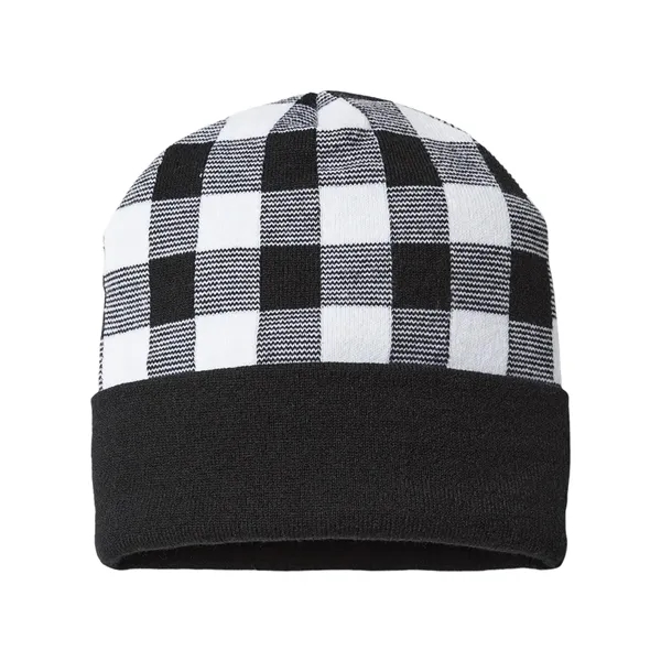 CAP AMERICA Plaid Knit with Cuff... from ASI 84358 S&S Activewear