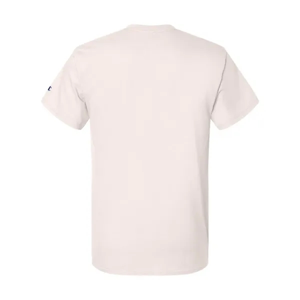 Cotton short sleeve T-shirt made with a tag-free neck label, shoulder-to-shoulder... from ASI 84358 S&S Activewear