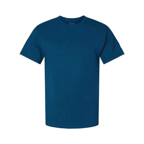 Cotton short sleeve T-shirt made with a tag-free neck label, shoulder-to-shoulder... from ASI 84358 S&S Activewear