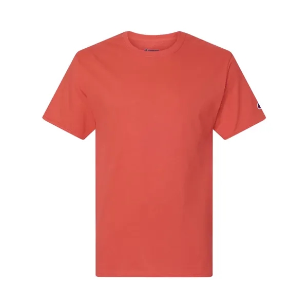Cotton short sleeve T-shirt made with a tag-free neck label, shoulder-to-shoulder... from ASI 84358 S&S Activewear