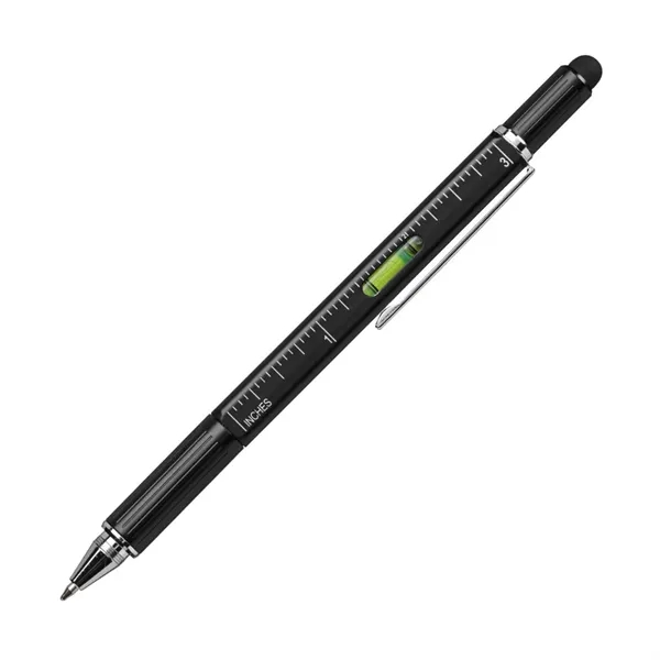 Roald twist-action pen features a contemporary squared barrel with a printed... from ASI 84592 St Regis Group