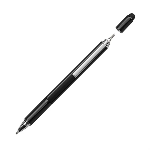 Roald twist-action pen features a contemporary squared barrel with a printed... from ASI 84592 St Regis Group