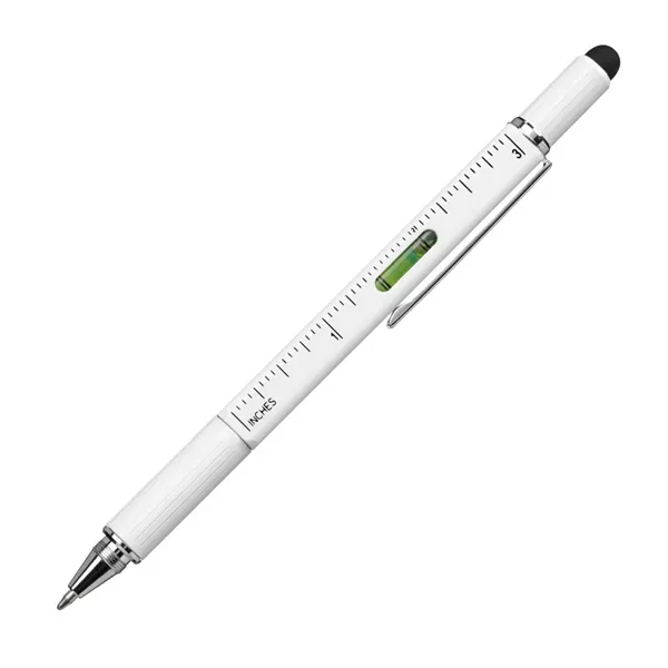 Roald twist-action pen features a contemporary squared barrel with a printed... from ASI 84592 St Regis Group