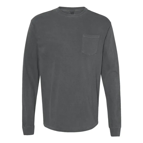 Comfort Colors Long Sleeve T-Shirt With Pocket, blank.... from ASI 84358 S&S Activewear