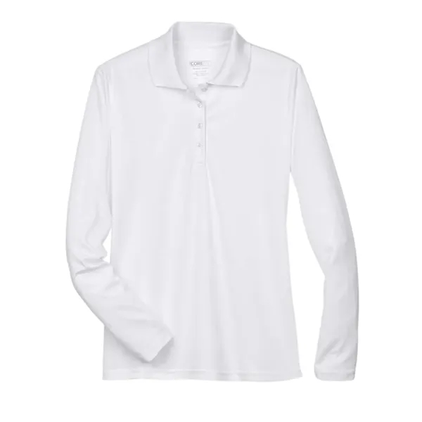 CORE365 Women's Pinnacle Performance Long-Sleeve Pique Polo... from ASI 84358 S&S Activewear
