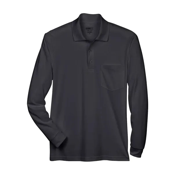 CORE365 Pinnacle Performance Long Sleeve Pique Polo with ...... from ASI 84358 S&S Activewear