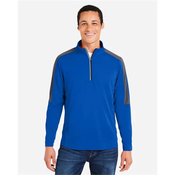 CORE365 Market Snag Protect Mesh Colorblock Quarter-Zip... from ASI 84358 S&S Activewear