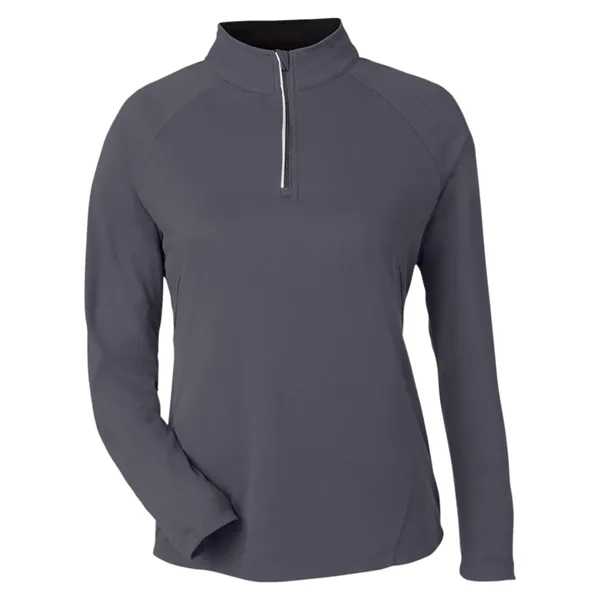 CORE365 Women's Origin Performance Pique Quarter-Zip... from ASI 84358 S&S Activewear