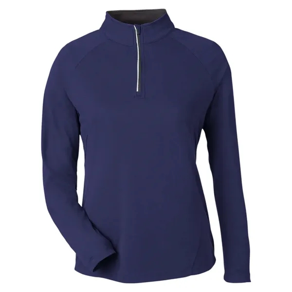 CORE365 Women's Origin Performance Pique Quarter-Zip... from ASI 84358 S&S Activewear