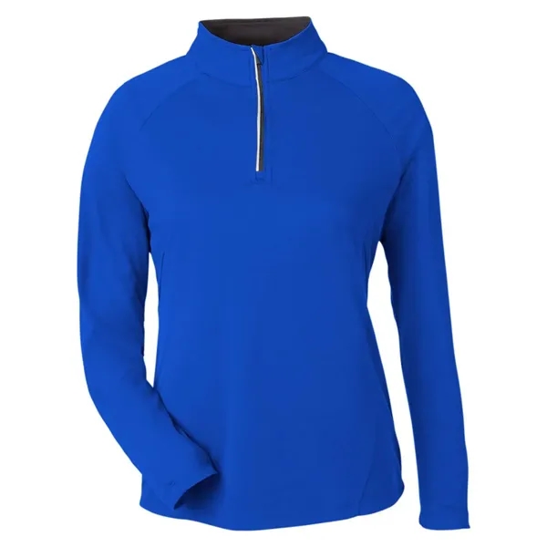 CORE365 Women's Origin Performance Pique Quarter-Zip... from ASI 84358 S&S Activewear