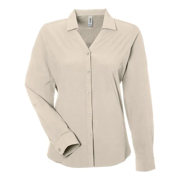 CORE365 Women's Ultra UVP® Long-Sleeve Marina Shirt... from ASI 84358 S&S Activewear