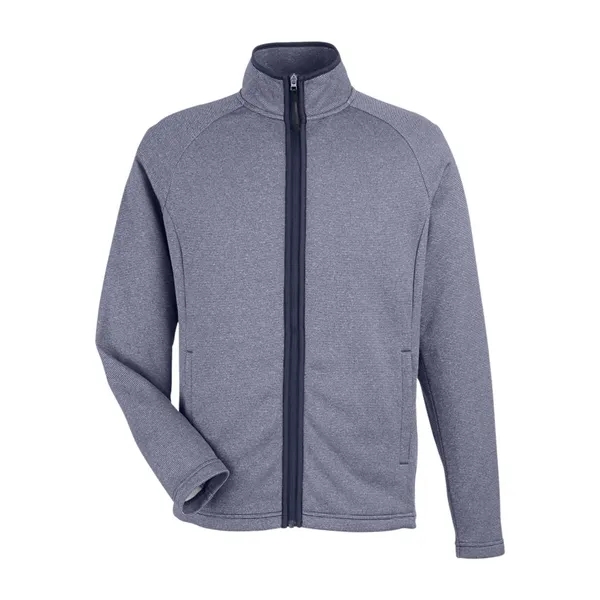 CORE365 Venture Heathered Stripe Full-Zip... from ASI 84358 S&S Activewear