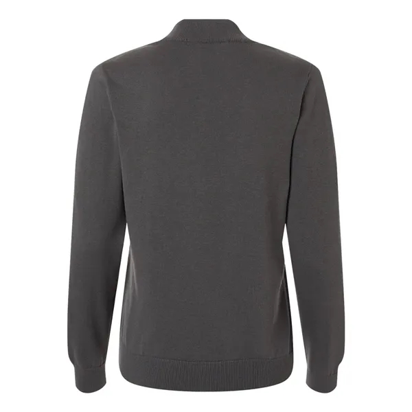 Devon & Jones Women's New Classic Quarter-Zip Sweater... from ASI 84358 S&S Activewear