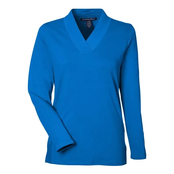 DJ Classic Women's Raleigh Shawl Collar Knit Top... from ASI 84358 S&S Activewear