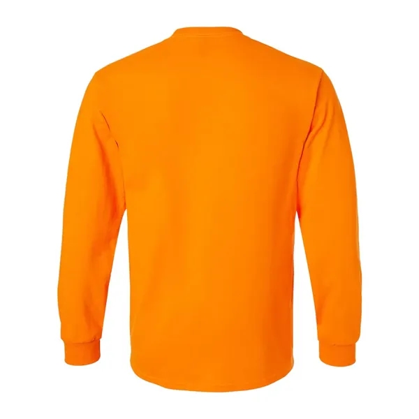 Adult long sleeve t-shirt with a pocket. Blank product.... from ASI 84358 S&S Activewear