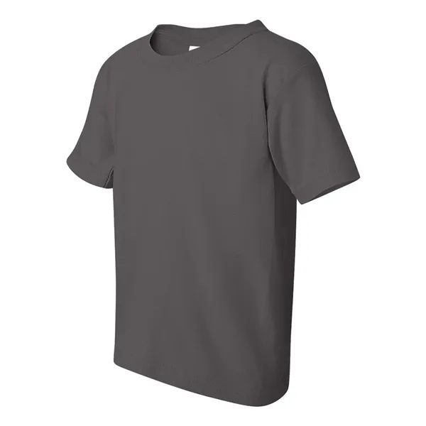 Youth 5.3 oz pre-shrunk, 100% heavy cotton t-shirt. Blank product.... from ASI 84358 S&S Activewear