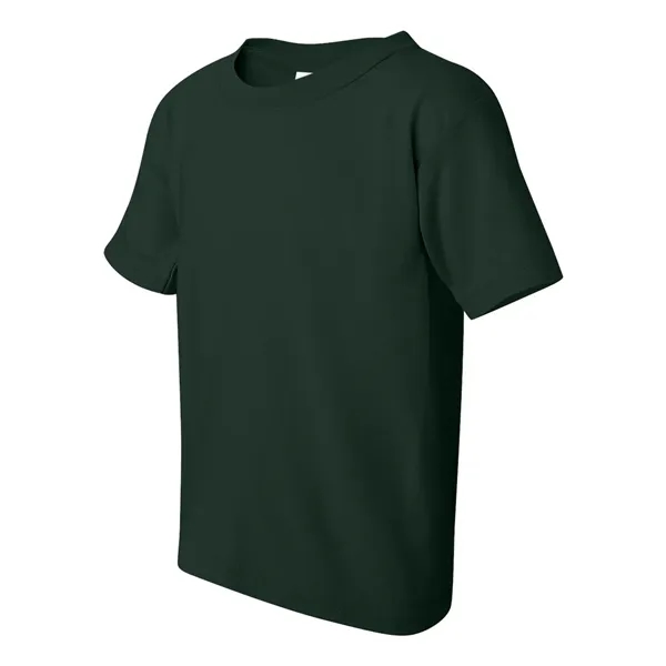 Youth 5.3 oz pre-shrunk, 100% heavy cotton t-shirt. Blank product.... from ASI 84358 S&S Activewear