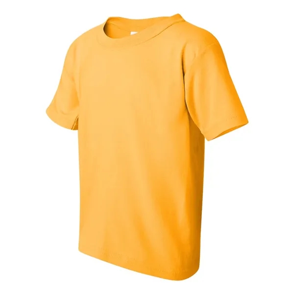 Youth 5.3 oz pre-shrunk, 100% heavy cotton t-shirt. Blank product.... from ASI 84358 S&S Activewear