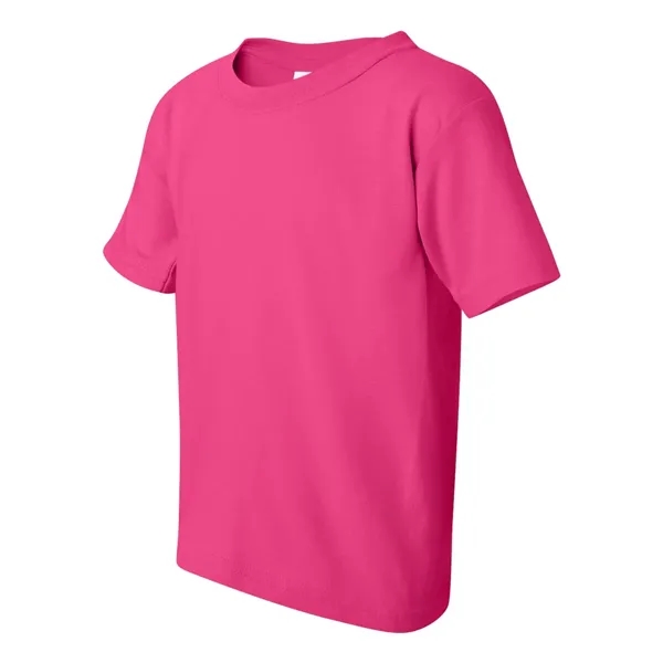 Youth 5.3 oz pre-shrunk, 100% heavy cotton t-shirt. Blank product.... from ASI 84358 S&S Activewear