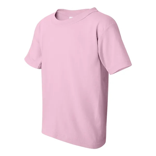 Youth 5.3 oz pre-shrunk, 100% heavy cotton t-shirt. Blank product.... from ASI 84358 S&S Activewear