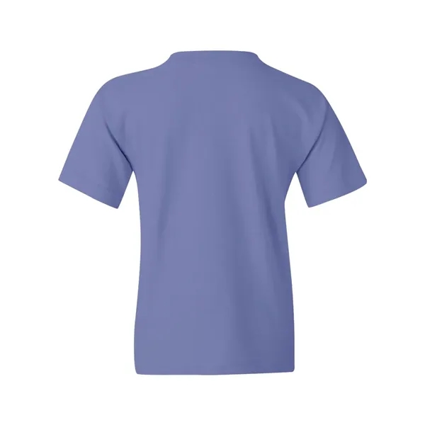 Youth 5.3 oz pre-shrunk, 100% heavy cotton t-shirt. Blank product.... from ASI 84358 S&S Activewear