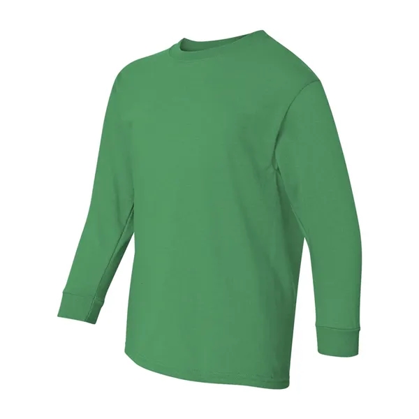 Youth 5.3 oz pre-shrunk, 100% heavy cotton t-shirt. Blank product.... from ASI 84358 S&S Activewear