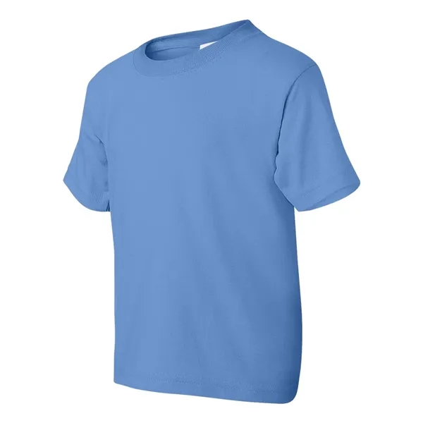 Youth 5.6 oz preshrunk 50% polyester / 50% cotton t-shirt. Blank... from ASI 84358 S&S Activewear