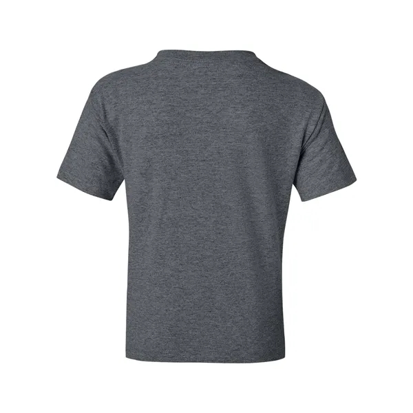 Youth 5.6 oz preshrunk 50% polyester / 50% cotton t-shirt. Blank... from ASI 84358 S&S Activewear