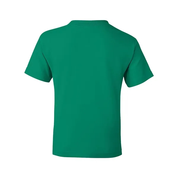 Youth 5.6 oz preshrunk 50% polyester / 50% cotton t-shirt. Blank... from ASI 84358 S&S Activewear