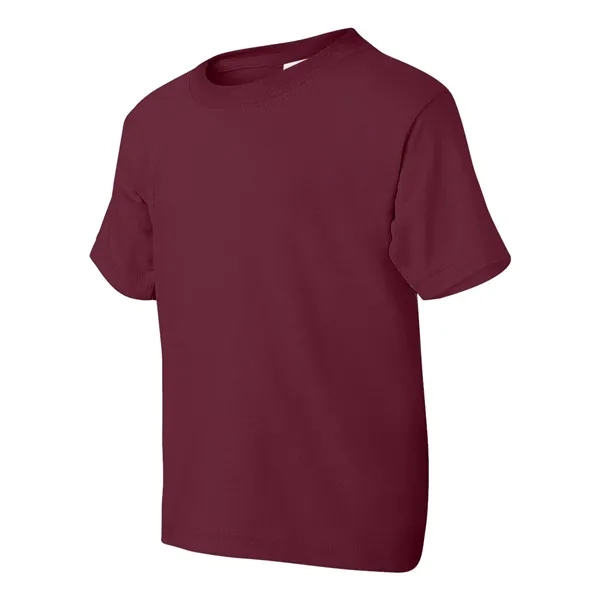 Youth 5.6 oz preshrunk 50% polyester / 50% cotton t-shirt. Blank... from ASI 84358 S&S Activewear