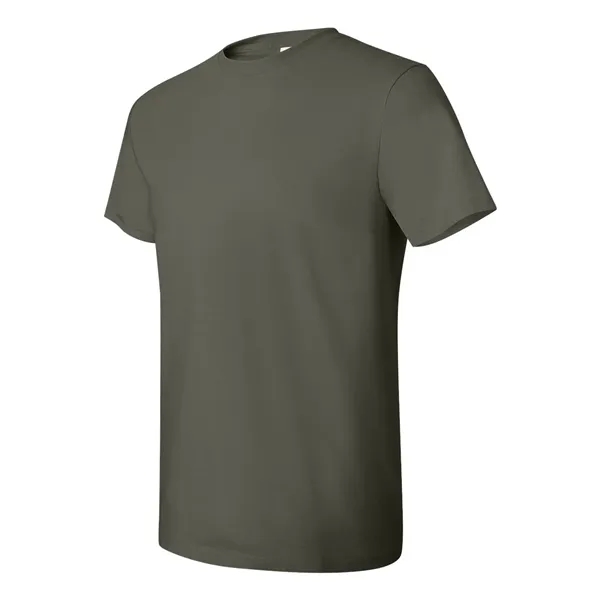 100% ring-spun cotton T-shirt with narrow ribbed collar without cover-seaming for... from ASI 84358 S&S Activewear