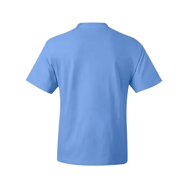 Hanes T-shirt made of 100% ring-spun cotton with double-needle stitching.... from ASI 84358 S&S Activewear