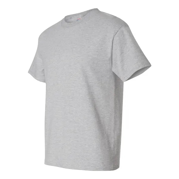 Hanes T-shirt made of 100% ring-spun cotton with double-needle stitching.... from ASI 84358 S&S Activewear