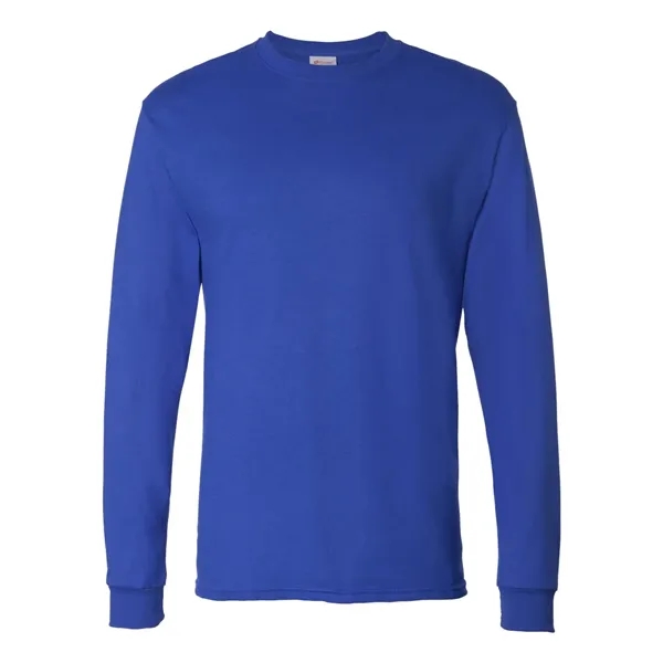Long sleeve T-shirt made of 100% ComfortSoft® cotton with shoulder-to-shoulder taping... from ASI 84358 S&S Activewear