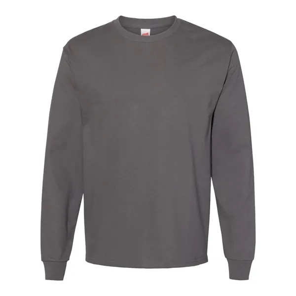 Long sleeve T-shirt made of 100% ComfortSoft® cotton with shoulder-to-shoulder taping... from ASI 84358 S&S Activewear