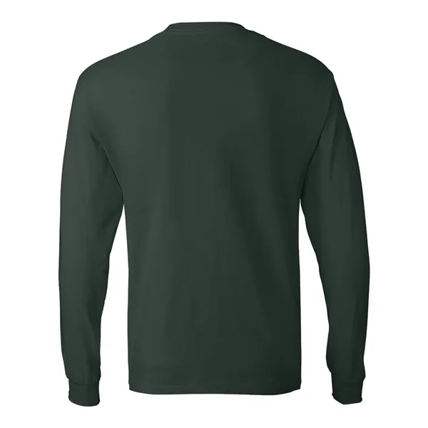 Long sleeve T-shirt made of cotton with double-needle sleeves and bottom... from ASI 84358 S&S Activewear