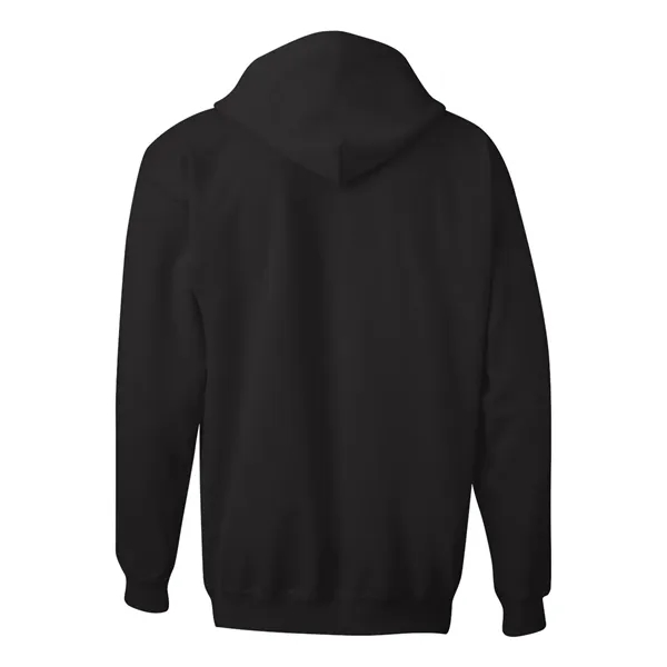 Full-zip hooded sweatshirt made of cotton/polyester fleece and low-pill, high-stitch density... from ASI 84358 S&S Activewear