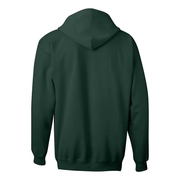 Full-zip hooded sweatshirt made of cotton/polyester fleece and low-pill, high-stitch density... from ASI 84358 S&S Activewear