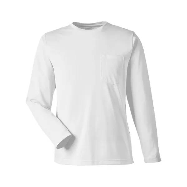 Harriton Charge Snag and Soil Protect Long Sleeve T-Shirt... from ASI 84358 S&S Activewear
