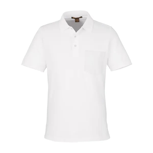 Harriton Valiant Cotton Snag Protect Pocket Polo... from ASI 84358 S&S Activewear