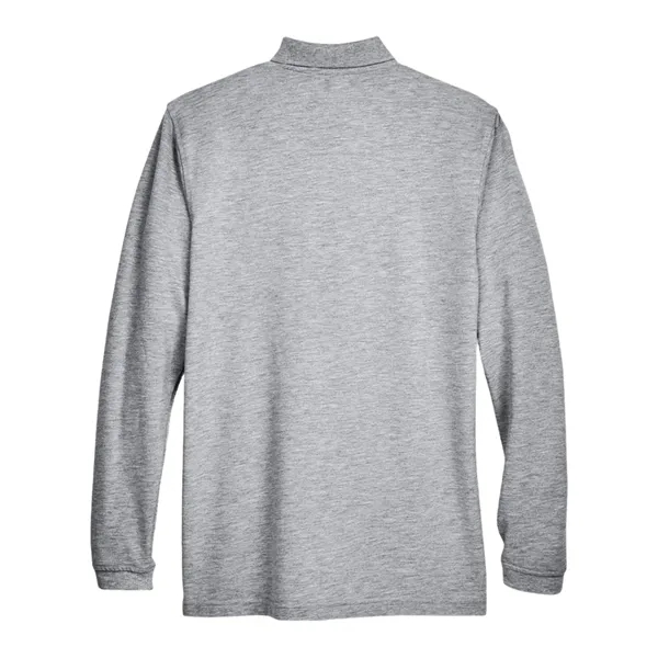 Harriton Easy Blend™ Long Sleeve Polo... from ASI 84358 S&S Activewear