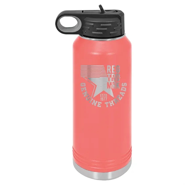 Polar Camel 32 ounce insulated stainless steel water bottle with rubber... from ASI 74601 Calico