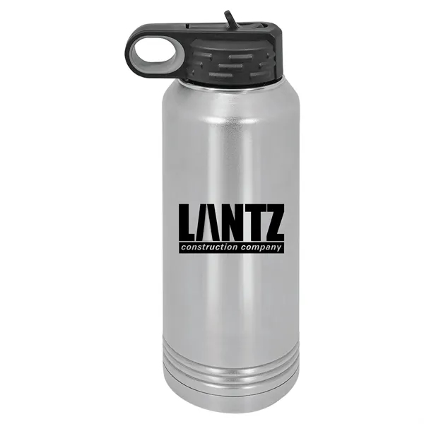 Polar Camel 32 ounce insulated stainless steel water bottle with rubber... from ASI 74601 Calico