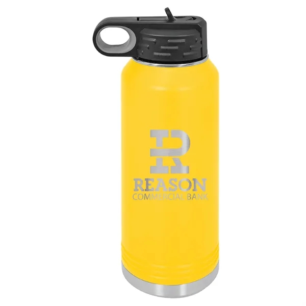 Polar Camel 32 ounce insulated stainless steel water bottle with rubber... from ASI 74601 Calico