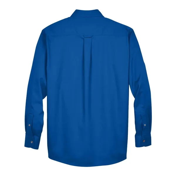 Harriton Easy Blend™ Long Sleeve Twill Shirt... from ASI 84358 S&S Activewear