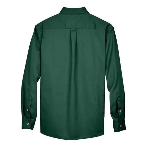 Harriton Easy Blend™ Long Sleeve Twill Shirt... from ASI 84358 S&S Activewear