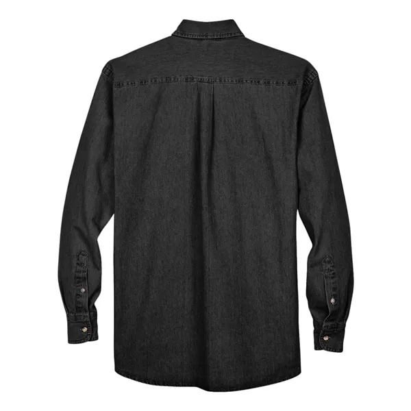 Harriton Tall Long Sleeve Denim Shirt... from ASI 84358 S&S Activewear
